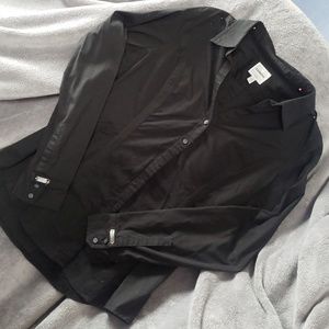 Express fitted Long Sleeve Essential Shirt Large